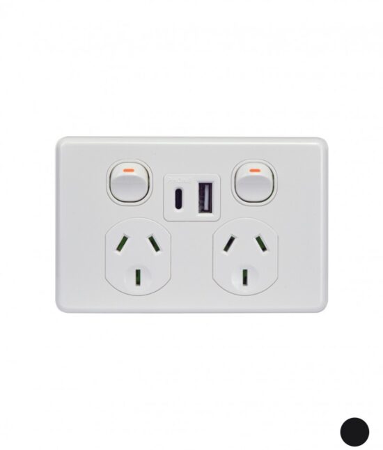 Multpower Point External Double Power point with USB & USBC replacement | Canny Electrics